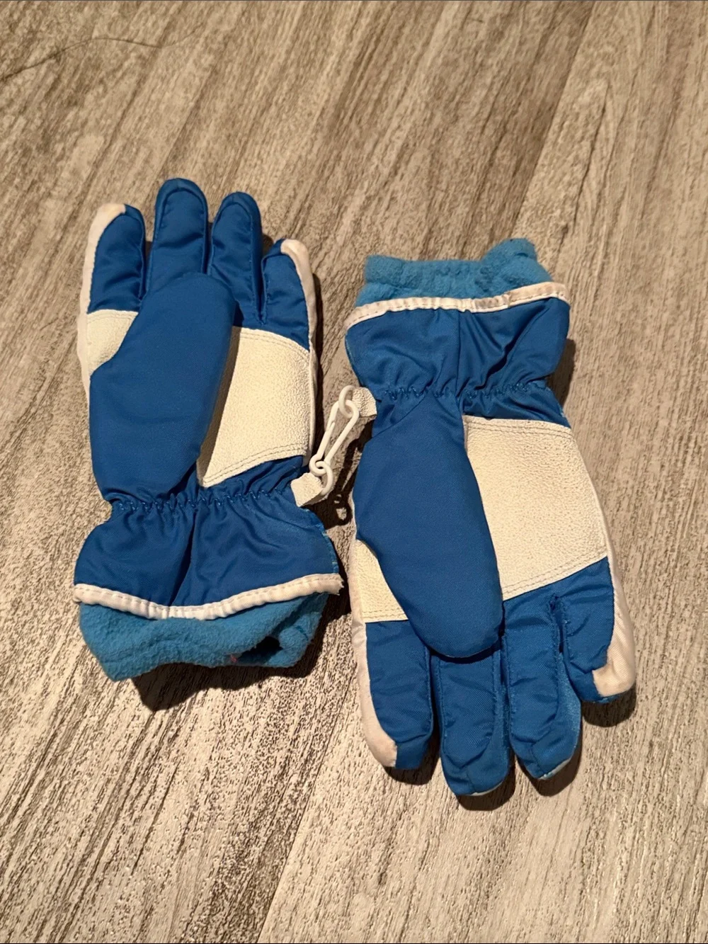 Pororo Blue Kids Winter Gloves with Cartoon Design
